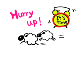 with the sheep's message. sticker #5421459