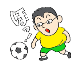 Uncle who love soccer sticker #5422023