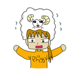 animal&human together always sticker sticker #5422146