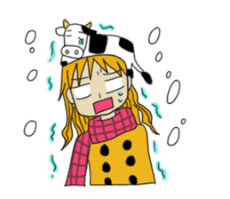 animal&human together always sticker sticker #5422152