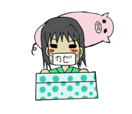 animal&human together always sticker sticker #5422153