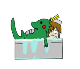 animal&human together always sticker sticker #5422155