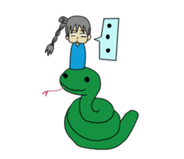 animal&human together always sticker sticker #5422156