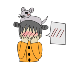 animal&human together always sticker sticker #5422157