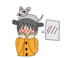 animal&human together always sticker sticker #5422157