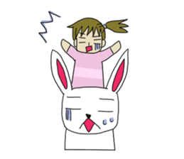 animal&human together always sticker sticker #5422164