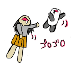 animal&human together always sticker sticker #5422169