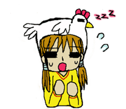 animal&human together always sticker sticker #5422170