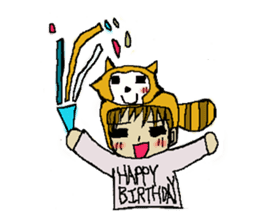 animal&human together always sticker sticker #5422175