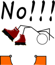 Inline skate sticker #5422184