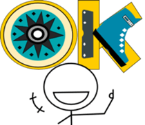 Inline skate sticker #5422186