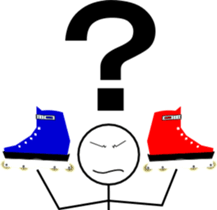 Inline skate sticker #5422187