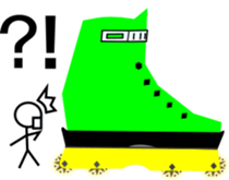 Inline skate sticker #5422202