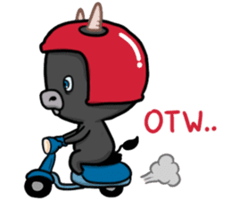 Bubu The Anoa sticker #5422714