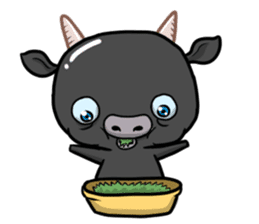 Bubu The Anoa sticker #5422715