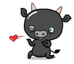 Bubu The Anoa sticker #5422718