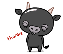 Bubu The Anoa sticker #5422725