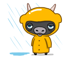 Bubu The Anoa sticker #5422728