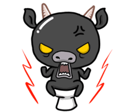 Bubu The Anoa sticker #5422739