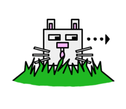 Cube Rabbit sticker #5423302