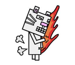 Cube Rabbit sticker #5423329