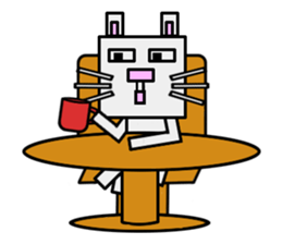 Cube Rabbit sticker #5423331