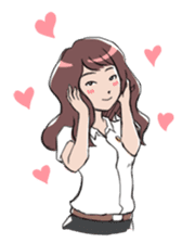 College Girl "Mali" sticker #5423385