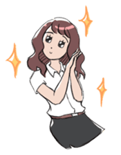 College Girl "Mali" sticker #5423386