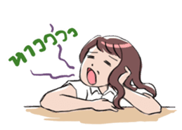 College Girl "Mali" sticker #5423395