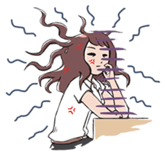 College Girl "Mali" sticker #5423402