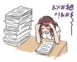 College Girl "Mali" sticker #5423413