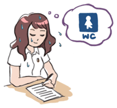 College Girl "Mali" sticker #5423416