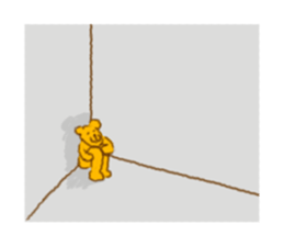This is Yellow bear sticker #5424011