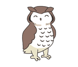 Sticker of owls sticker #5424260