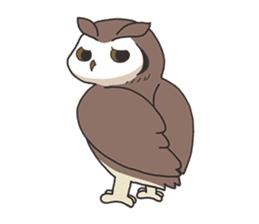 Sticker of owls sticker #5424262