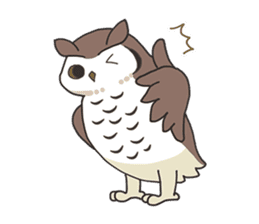 Sticker of owls sticker #5424265