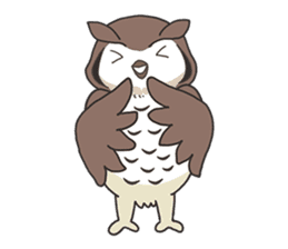 Sticker of owls sticker #5424266
