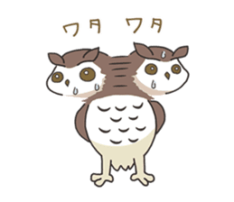 Sticker of owls sticker #5424270