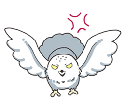 Sticker of owls sticker #5424275