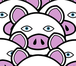 Message of piglets 7 sticker #5424373