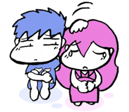 Rorhan and Girlfriend sticker #5424474