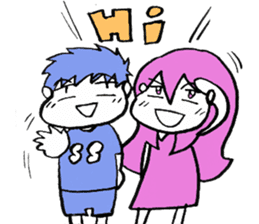 Rorhan and Girlfriend sticker #5424476