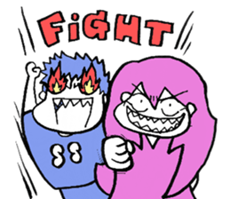 Rorhan and Girlfriend sticker #5424480