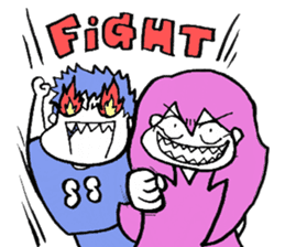 Rorhan and Girlfriend sticker #5424480