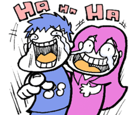 Rorhan and Girlfriend sticker #5424491