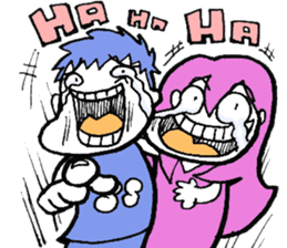 Rorhan and Girlfriend sticker #5424491