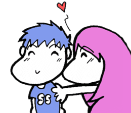 Rorhan and Girlfriend sticker #5424492