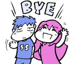 Rorhan and Girlfriend sticker #5424493