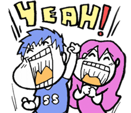 Rorhan and Girlfriend sticker #5424494