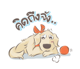Dodimon & Friends: Golden Retrievers sticker #5424948